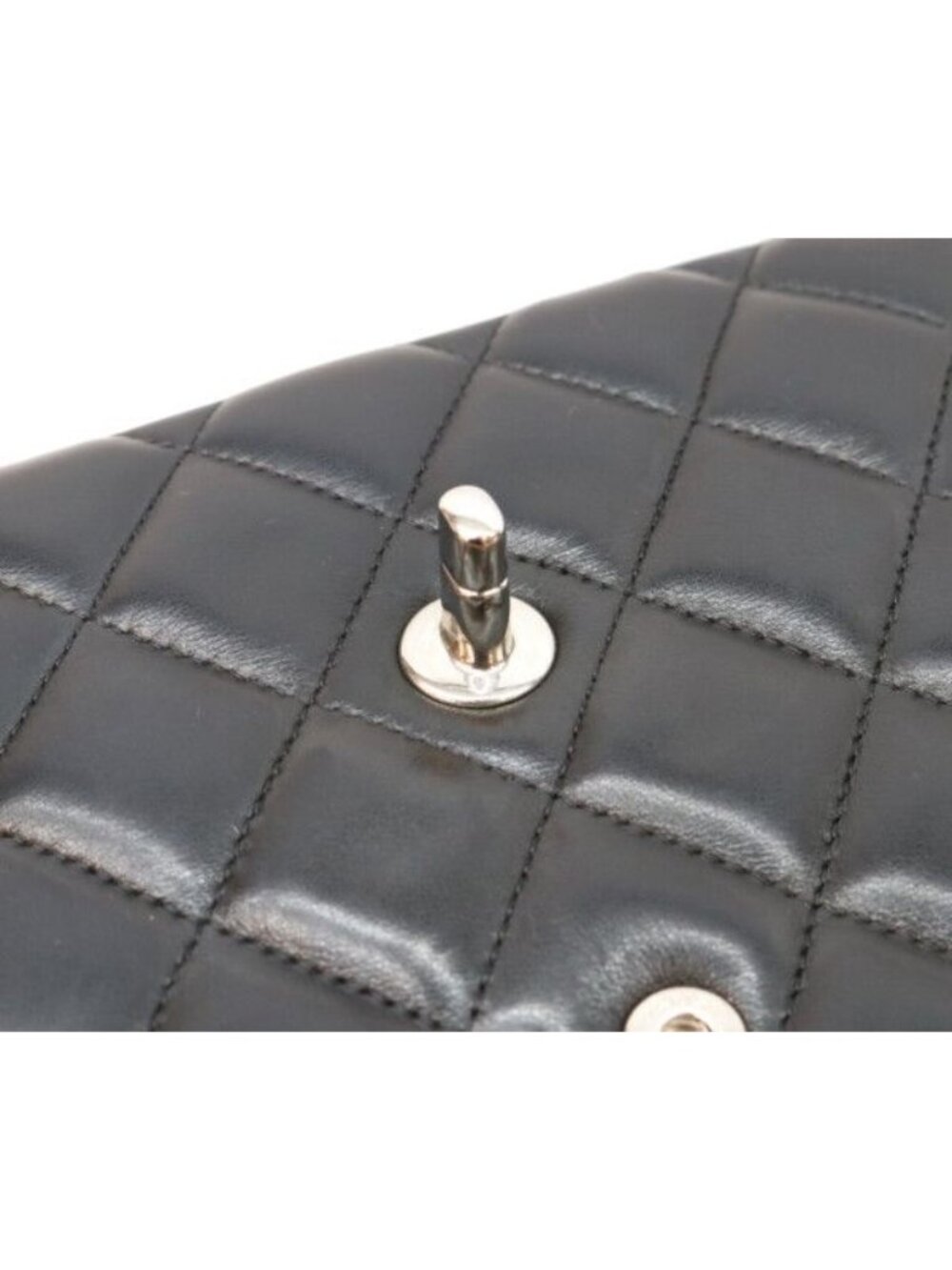 Chanel Black Lamb Silver Double Flap Maxi Quilted 30 - Picture 15 of 15